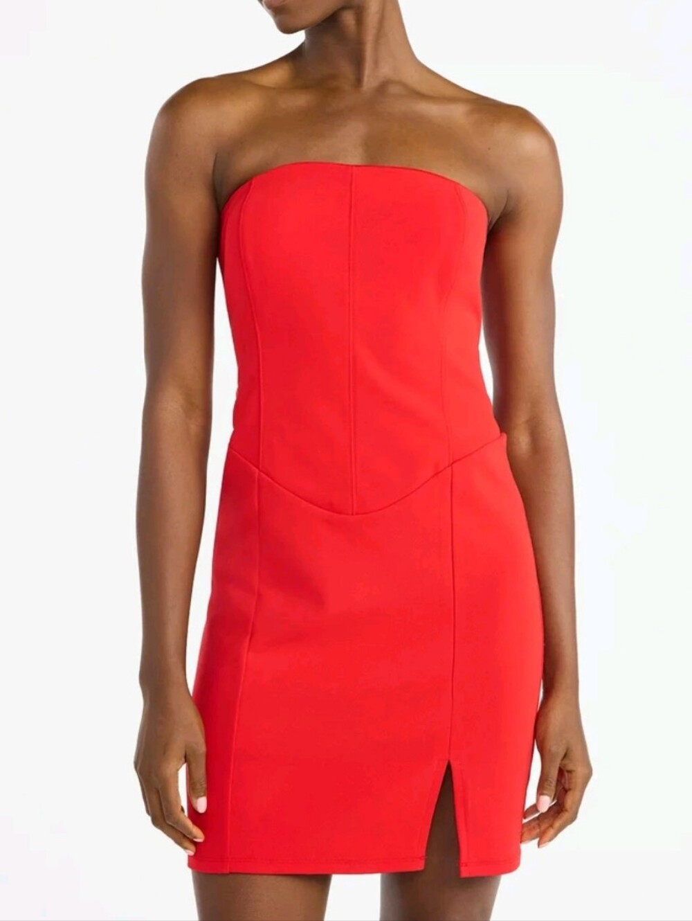 Scoop Women’s Size M (8-10) Corset Mini Dress NWT Just Red